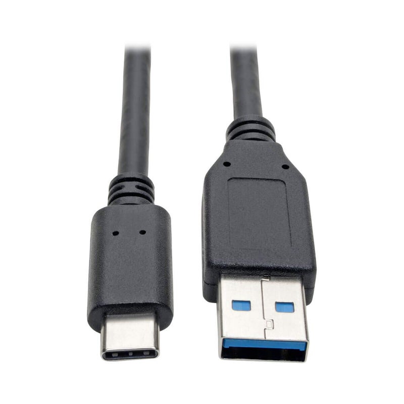 Tripp Lite USB C to USB A Cable, USB 3.1 Gen 1, Male to Male, Black, 6-ft. (U428-006) - Image 1